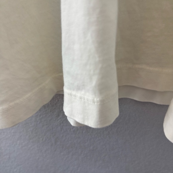 FREE PEOPLE X Midnight Rider Palm Tree Long Sleeve Cotton Tee S Blue Palm Tree - Picture 3 of 13